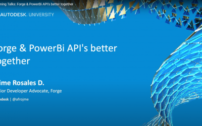 Forge & PowerBi API’s better together