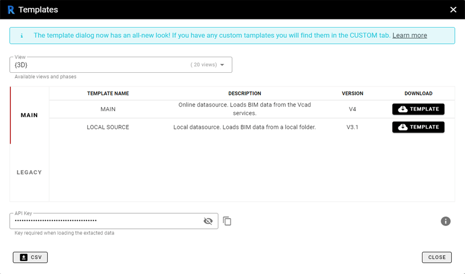 dialogtemplate Vcad