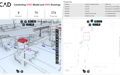 NWD and Multiple DWG in Power BI with Vcad